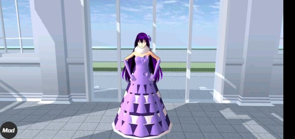 樱花更新版三件紫色旗袍破解版